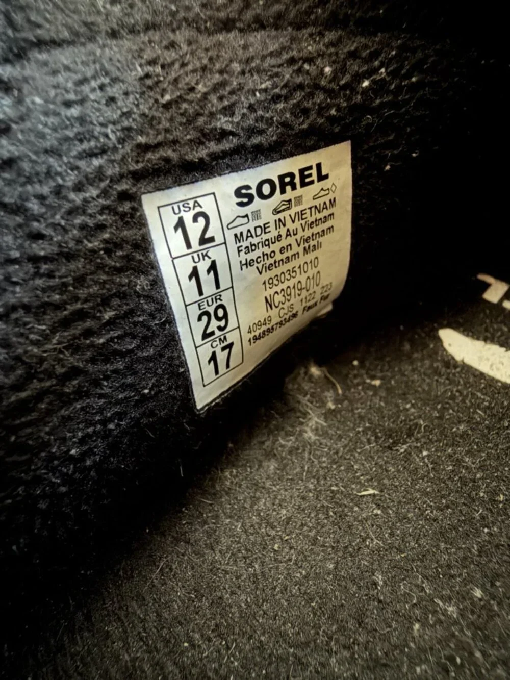 Sorel Kids Black Winter Boots